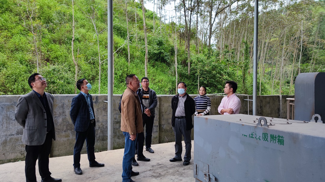 自治區農業(yè)農村廳指導組赴我司農村垃圾無(wú)害化項目檢查指導工作