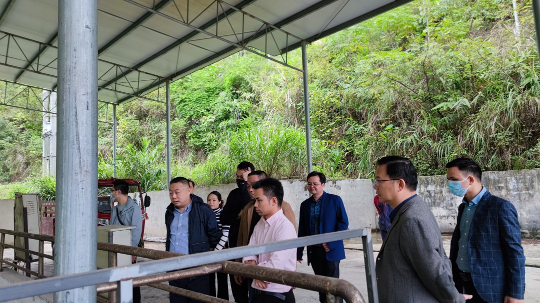 自治區農業(yè)農村廳指導組赴我司農村垃圾無(wú)害化項目檢查指導工作